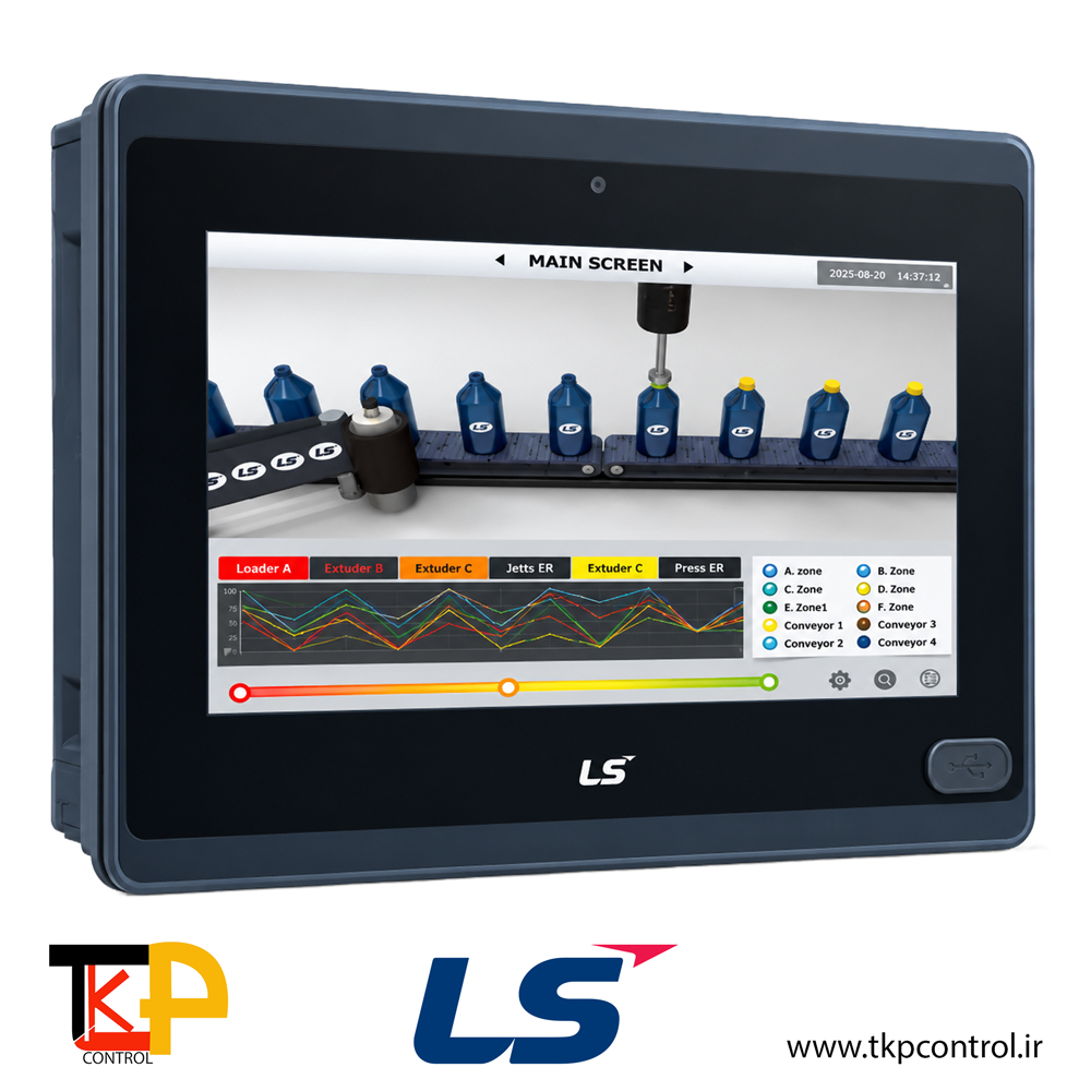 اچ ام آی HMI رنگی ال اس LS مدل eXP2-1000D کد 30696 اچ ام آی HMI رنگی ال اس LS مدل eXP2-1000D کد 30696